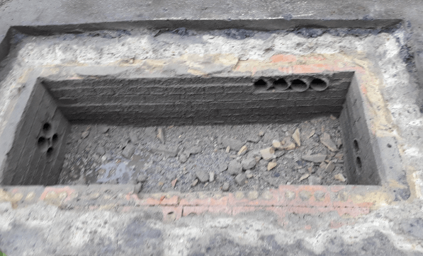 Ironmaster repairing modular, multi-span highway ironwork in tunnels and highway carriageways by Rhino Asphalt Solutions