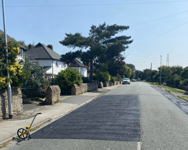 BBA HAPAS approved Masterscreed hot screed road repair system from Rhino Asphalt Solutions with BBA HAPAS approval