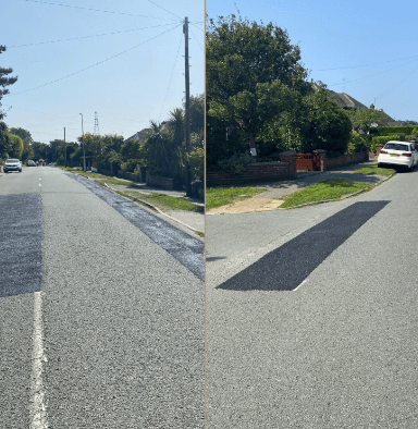 BBA HAPAS approved Masterscreed hot screed road repair system from Rhino Asphalt Solutions with BBA HAPAS approval