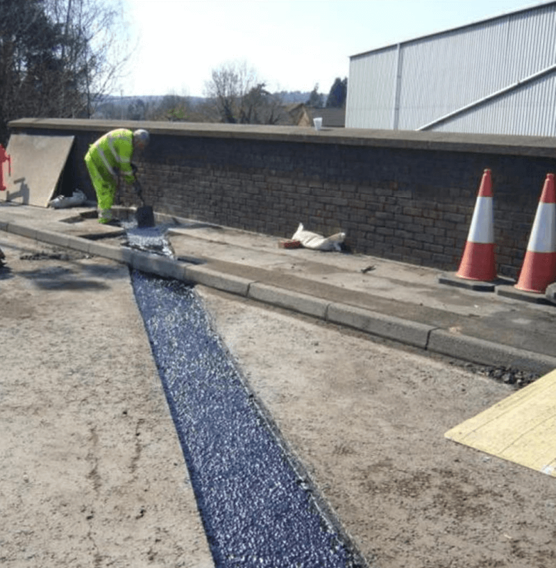 Asphaltic plug bridge joint APJ by Rhino Asphalt