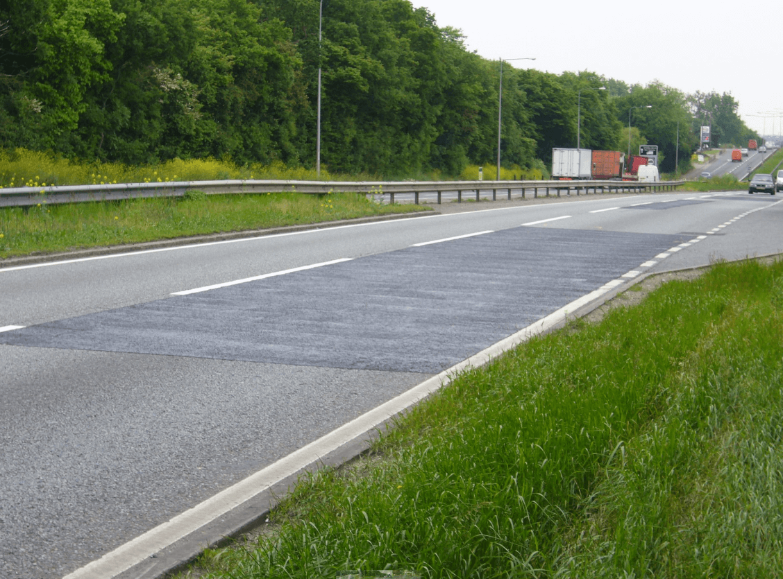 BBA HAPAS approved Masterscreed hot screed road repair system from Rhino Asphalt Solutions with BBA HAPAS approval