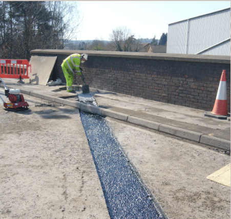 Asphaltic plug bridge joint APJ by Rhino Asphalt