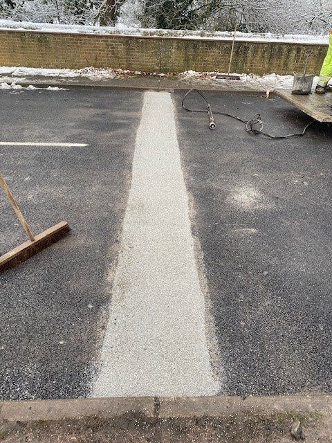 Finished bridge joint Asphaltic plug bridge joint APJ by Rhino Asphalt