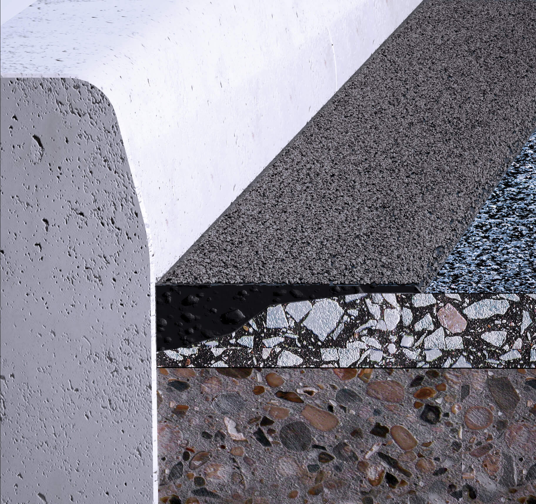 Kerb edge sealed with Jointmaster cross section kerb edge sealing with Jointmaster from Rhino Asphalt Solution