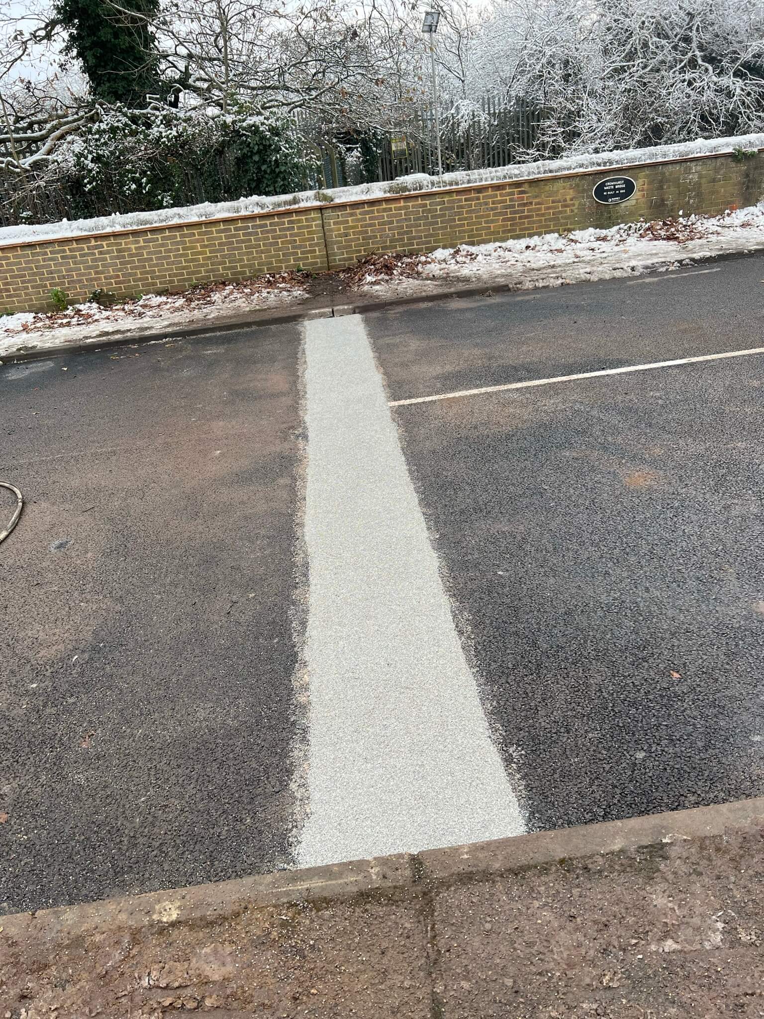 Finished bridge joint Asphaltic plug bridge joint APJ by Rhino Asphalt