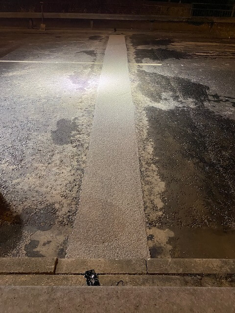 Finished bridge joint Asphaltic plug bridge joint APJ by Rhino Asphalt