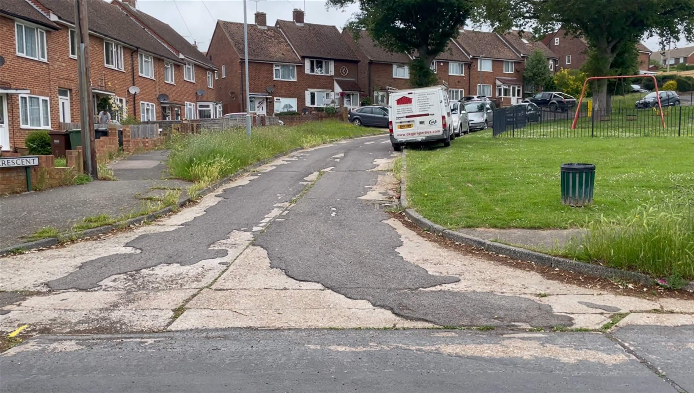 Micro asphalt stripping off a concrete road ready for concrete rehabilitation by Rhino Asphalt Solutions