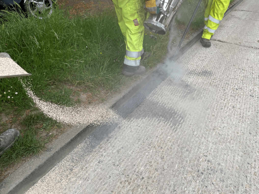 Repairing and concrete roads with concrete rehabilitation by Rhino Asphalt Solutions